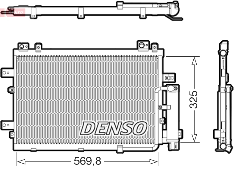 DCN41030: Конденсор кондиционера Denso DCN41030 купить