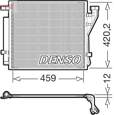 DCN41037: Конденсор кондиционера Denso DCN41037 купить