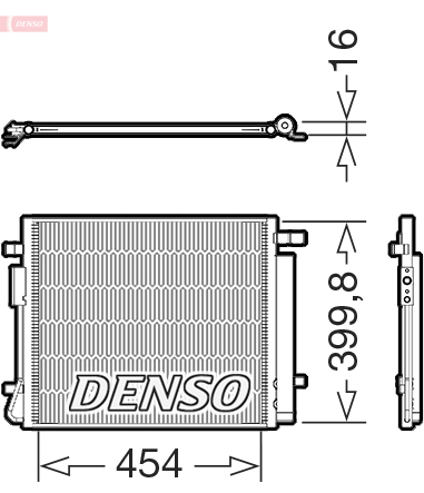 DCN41038: Конденсор кондиционера Denso DCN41038 купить