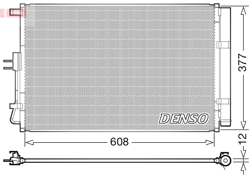 DCN43003: Конденсор кондиционера Denso DCN43003 купить