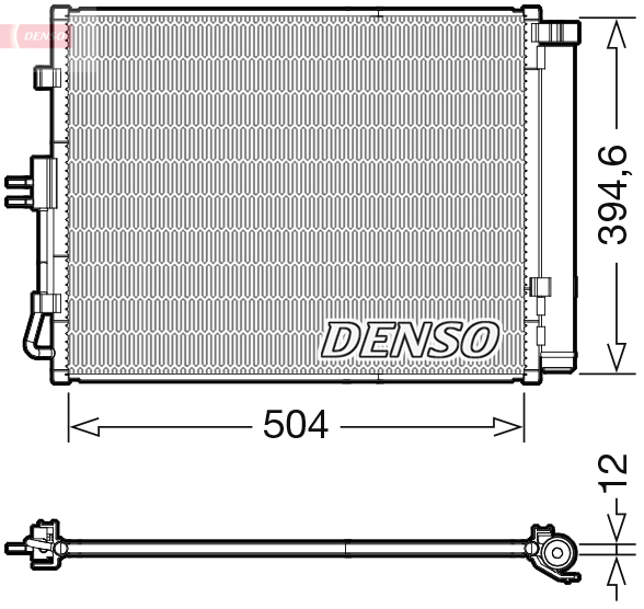 DCN43005: Конденсор кондиционера Denso DCN43005 купить