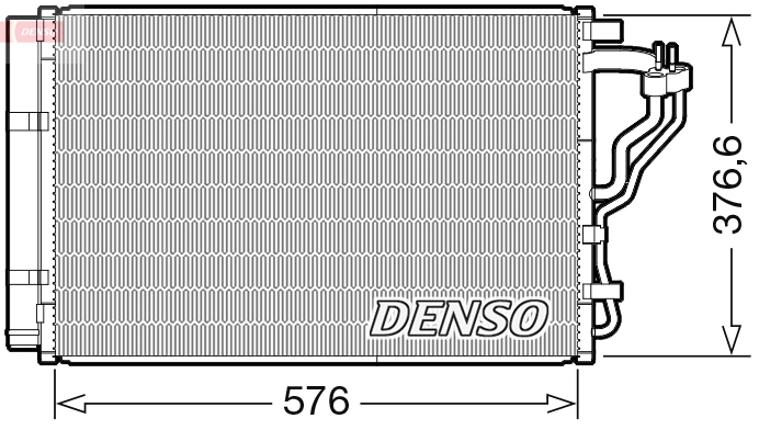 DCN43008: Конденсор кондиционера Denso DCN43008 купить
