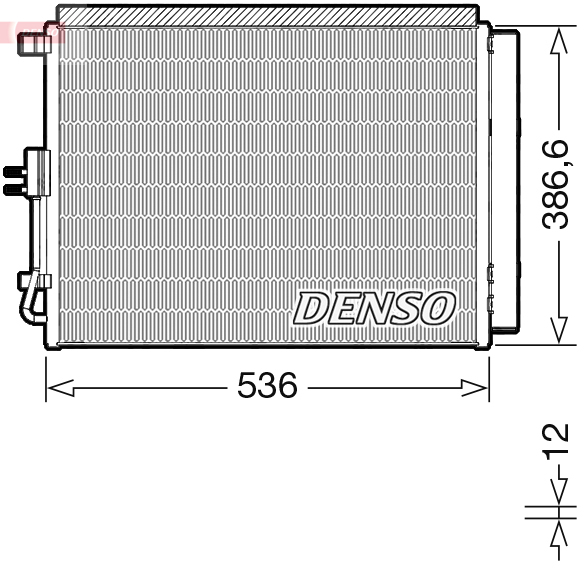 DCN43009: Конденсор кондиционера Denso DCN43009 купить