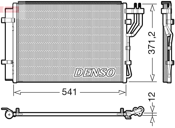 DCN43010: Конденсор кондиционера Denso DCN43010 купить