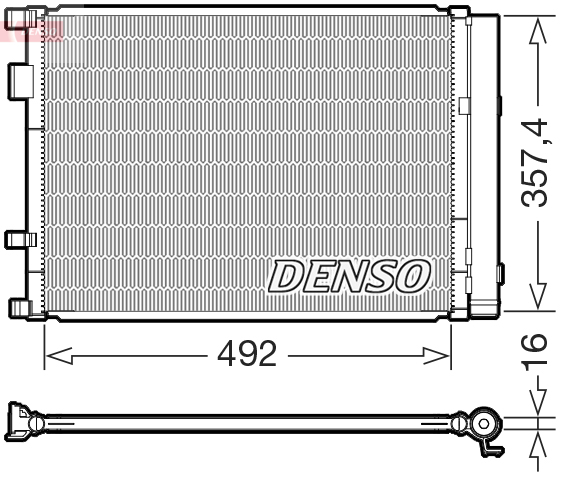 DCN43020: Конденсор кондиционера Denso DCN43020 купить
