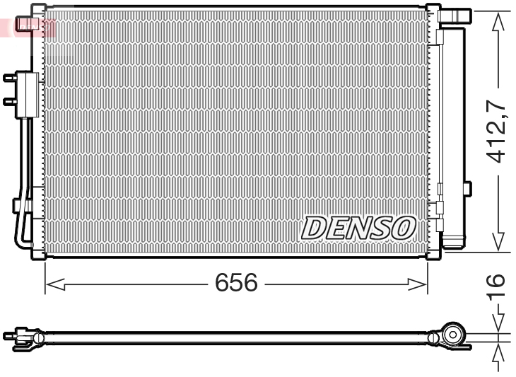 DCN43022: Конденсор кондиционера Denso DCN43022 купить