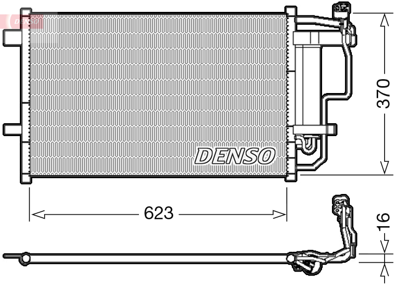 DCN44007: Конденсор кондиционера Denso DCN44007 купить