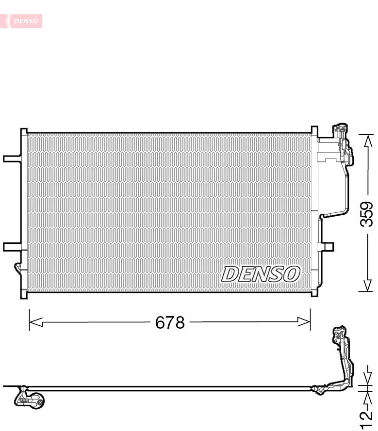 DCN44010: Конденсор кондиционера Denso DCN44010 купить