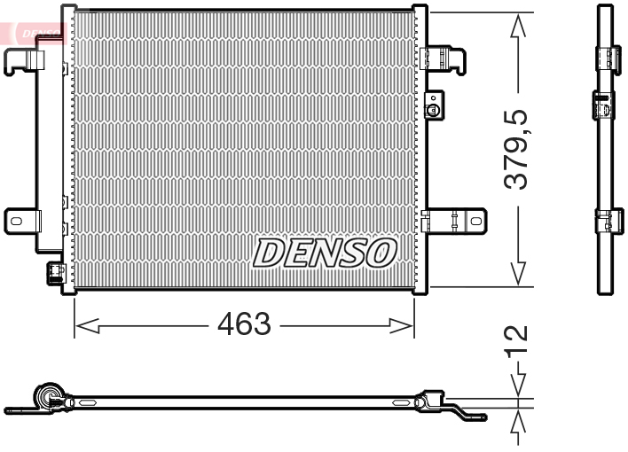 DCN44020: Конденсор кондиционера Denso DCN44020 купить