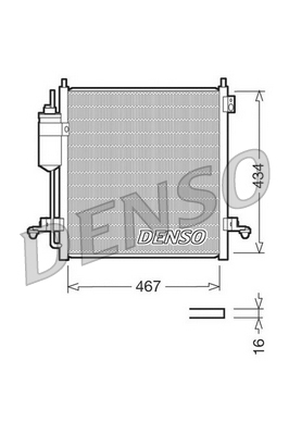 DCN45001: Конденсор кондиционера Denso DCN45001 купить