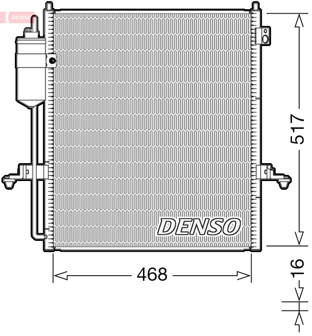 DCN45004: Конденсор кондиционера Denso DCN45004 купить