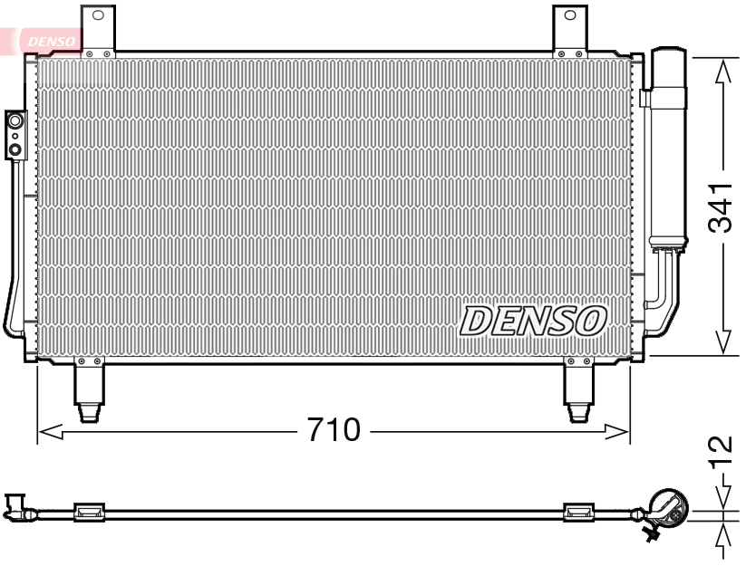 DCN45006: Конденсор кондиционера Denso DCN45006 купить