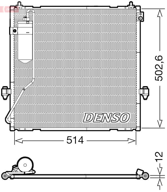 DCN45010: Конденсор кондиционера Denso DCN45010 купить