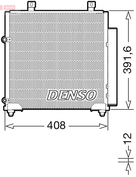 DCN45012: Конденсор кондиционера Denso DCN45012 купить
