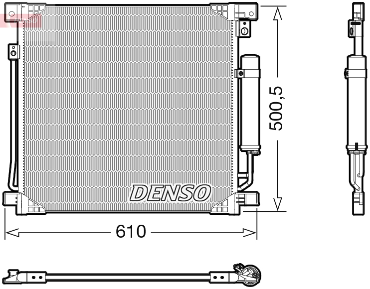 DCN45013: Конденсор кондиционера Denso DCN45013 купить
