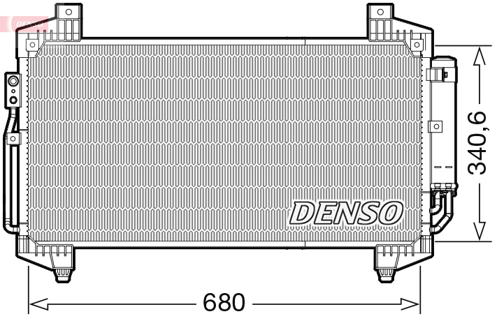 DCN45014: Конденсор кондиционера Denso DCN45014 купить