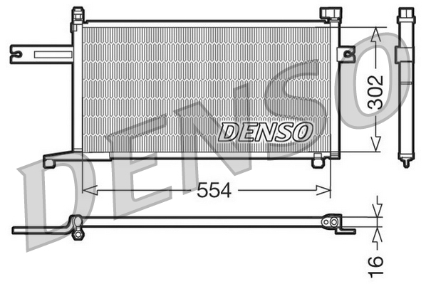 DCN46005: Конденсор кондиционера Denso DCN46005 купить