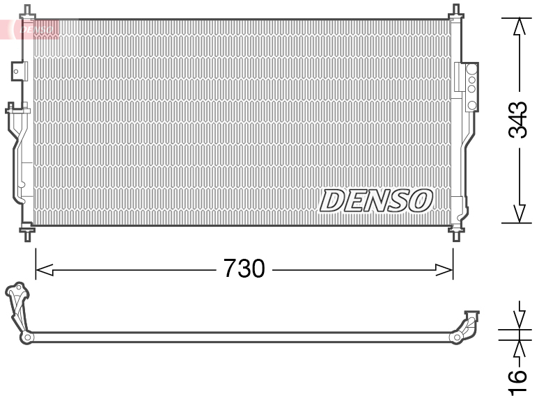 DCN46006: Конденсор кондиционера Denso DCN46006 купить