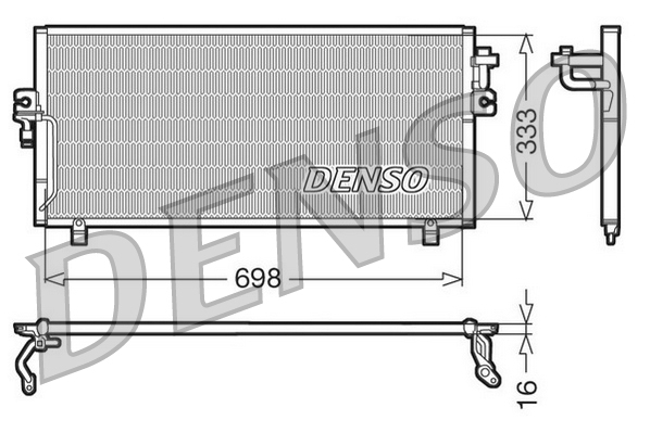 DCN46010: Конденсор кондиционера Denso DCN46010 купить