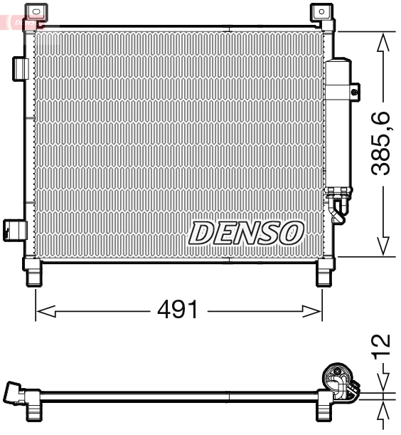 DCN46031: Конденсор кондиционера Denso DCN46031 купить