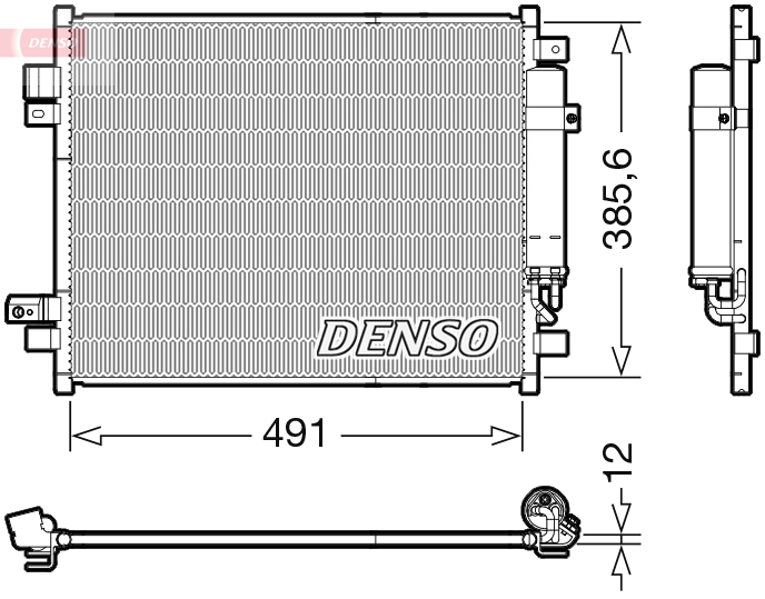 DCN46034: Конденсор кондиционера Denso DCN46034 купить