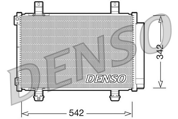 DCN47005: Конденсор кондиционера Denso DCN47005 купить