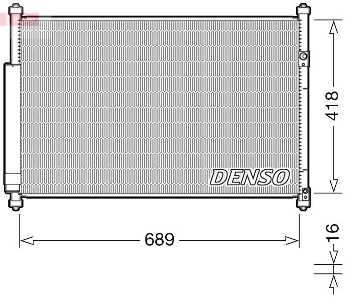 DCN47006: Конденсор кондиционера Denso DCN47006 купить