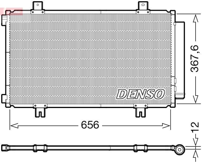 DCN47009: Конденсор кондиционера Denso DCN47009 купить