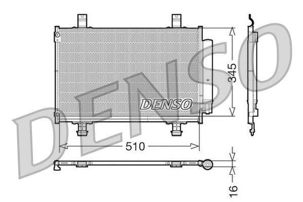 DCN47010: Конденсор кондиционера Denso DCN47010 купить