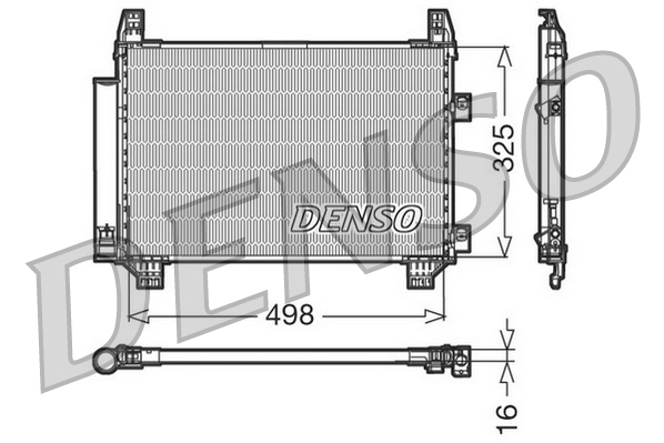 DCN50001: Конденсор кондиционера Denso DCN50001 купить
