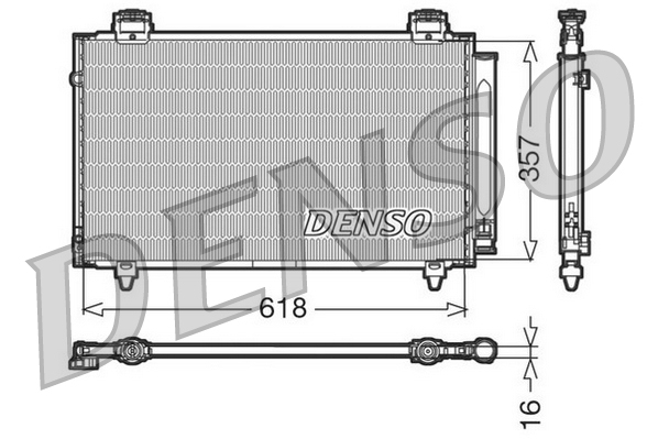 DCN50004: Конденсор кондиционера Denso DCN50004 купить