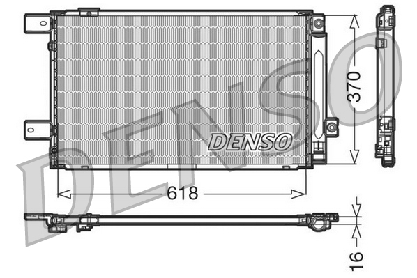 DCN50005: Конденсор кондиционера Denso DCN50005 купить