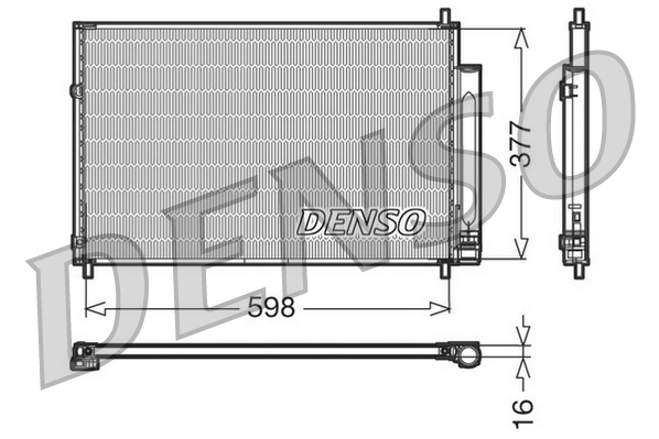 DCN50006: Конденсор кондиционера Denso DCN50006 купить