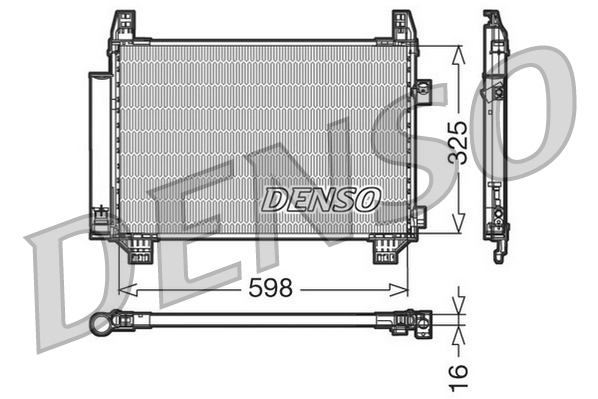 DCN50007: Конденсор кондиционера Denso DCN50007 купить