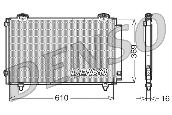 DCN50008: Конденсор кондиционера Denso DCN50008 купить