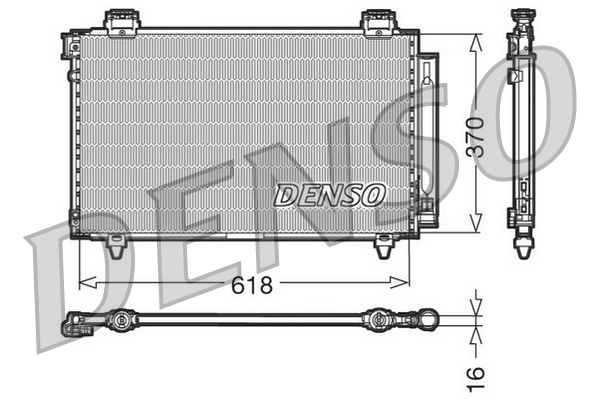 DCN50009: Конденсор кондиционера Denso DCN50009 купить