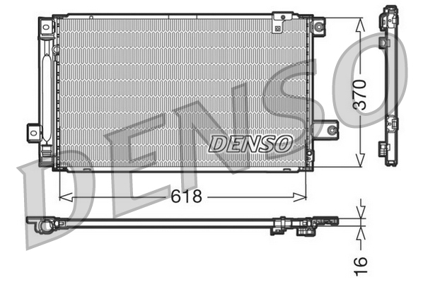 DCN50013: Конденсор кондиционера Denso DCN50013 купить