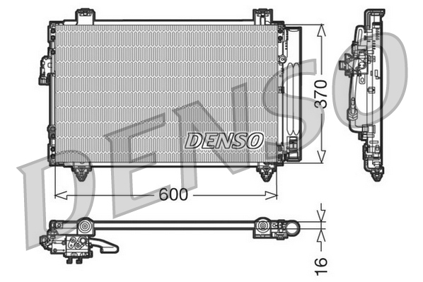 DCN50014: Конденсор кондиционера Denso DCN50014 купить