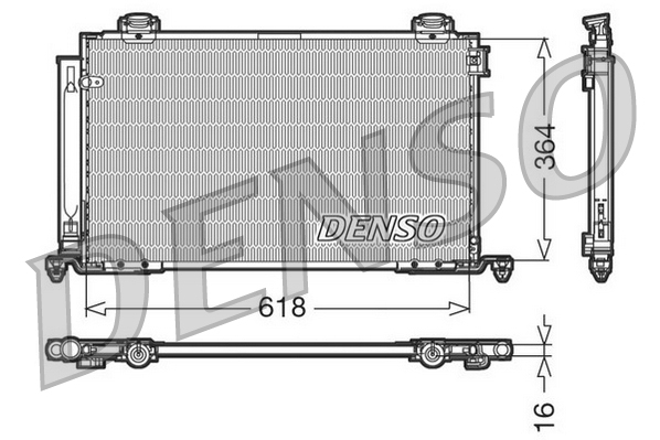 DCN50015: Конденсор кондиционера Denso DCN50015 купить