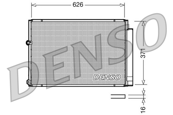 DCN50018: Конденсор кондиционера Denso DCN50018 купить