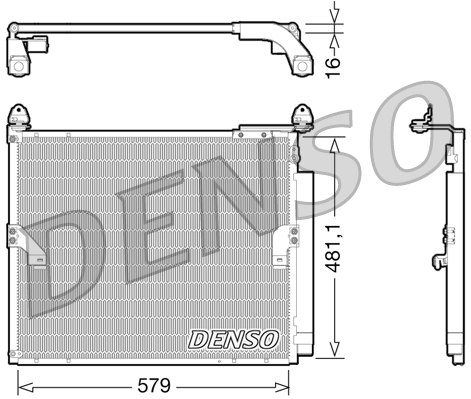 DCN50019: Конденсор кондиционера Denso DCN50019 купить