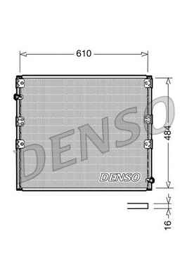 DCN50020: Конденсор кондиционера Denso DCN50020 купить