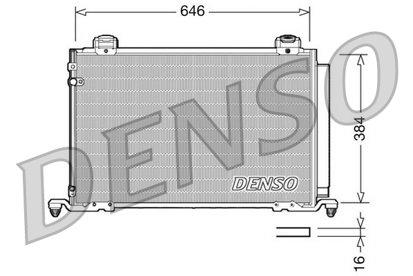 DCN50026: Конденсор кондиционера Denso DCN50026 купить