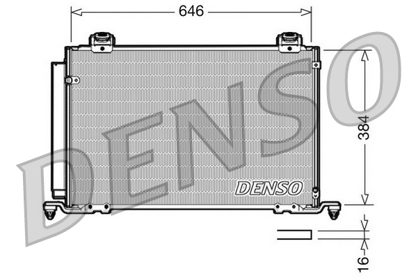 DCN50027: Конденсор кондиционера Denso DCN50027 купить