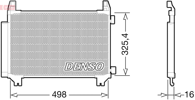 DCN50028: Конденсор кондиционера Denso DCN50028 купить