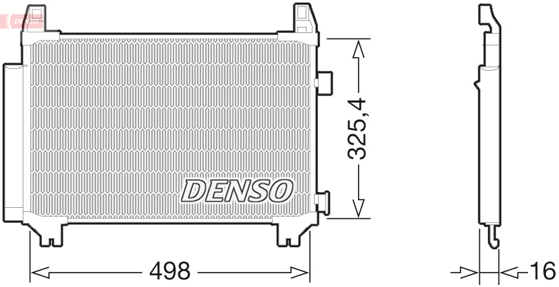 DCN50029: Конденсор кондиционера Denso DCN50029 купить