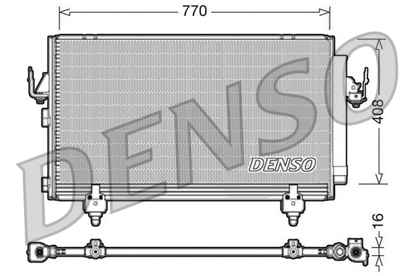 DCN50031: Конденсор кондиционера Denso DCN50031 купить