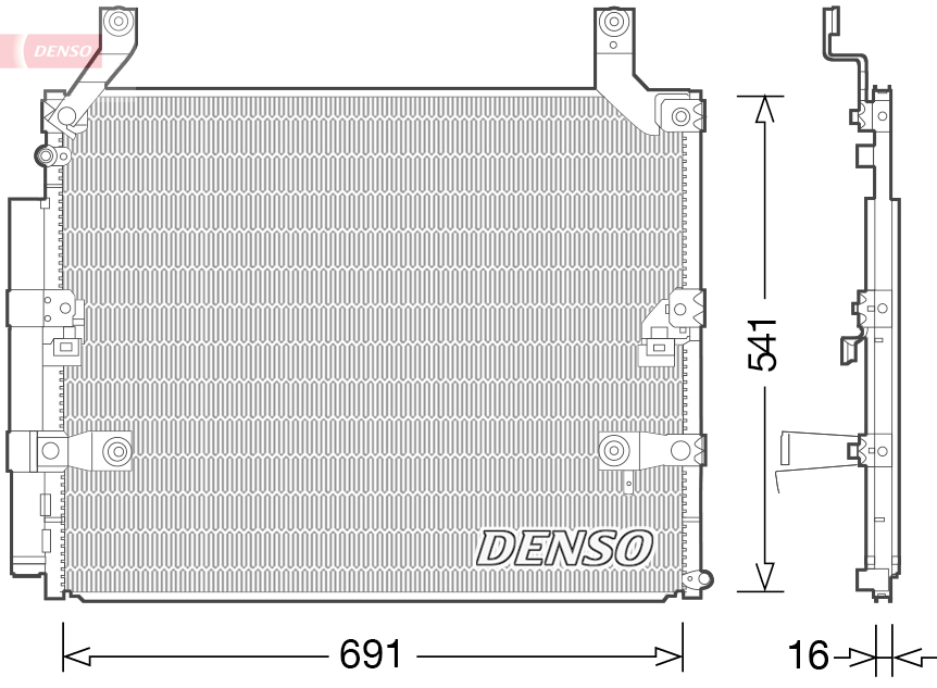 DCN50032: Конденсор кондиционера Denso DCN50032 купить