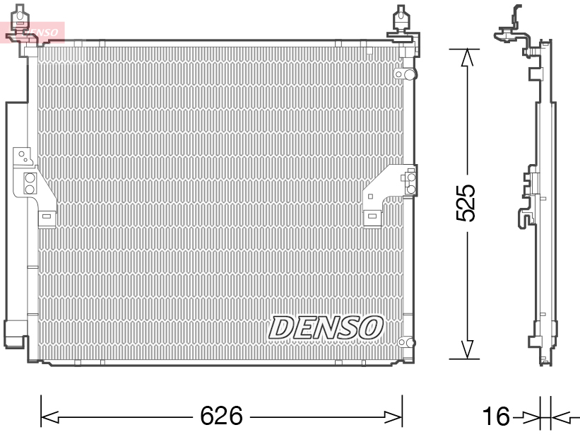 DCN50034: Конденсор кондиционера Denso DCN50034 купить