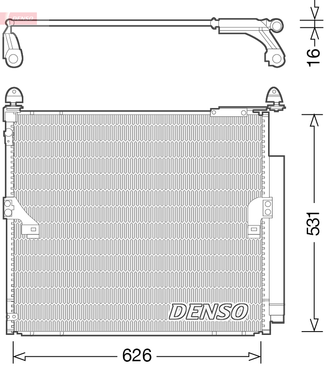 DCN50038: Конденсор кондиционера Denso DCN50038 купить